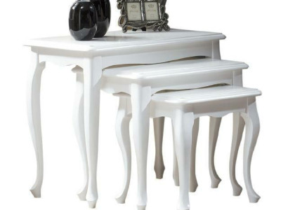 Tisch Esstisch 3er Set Design Tisch Tische Klassische Holz Esstisch Neuware